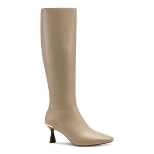 ALFANI Womens Beige Comfort Goring Cecee Pointed Toe Kitten Heel Boots 6.5 M